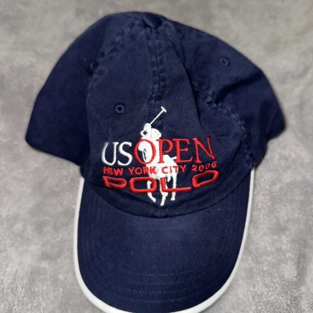 Ralph Lauren US Open Navy Polo Adjustable Cap